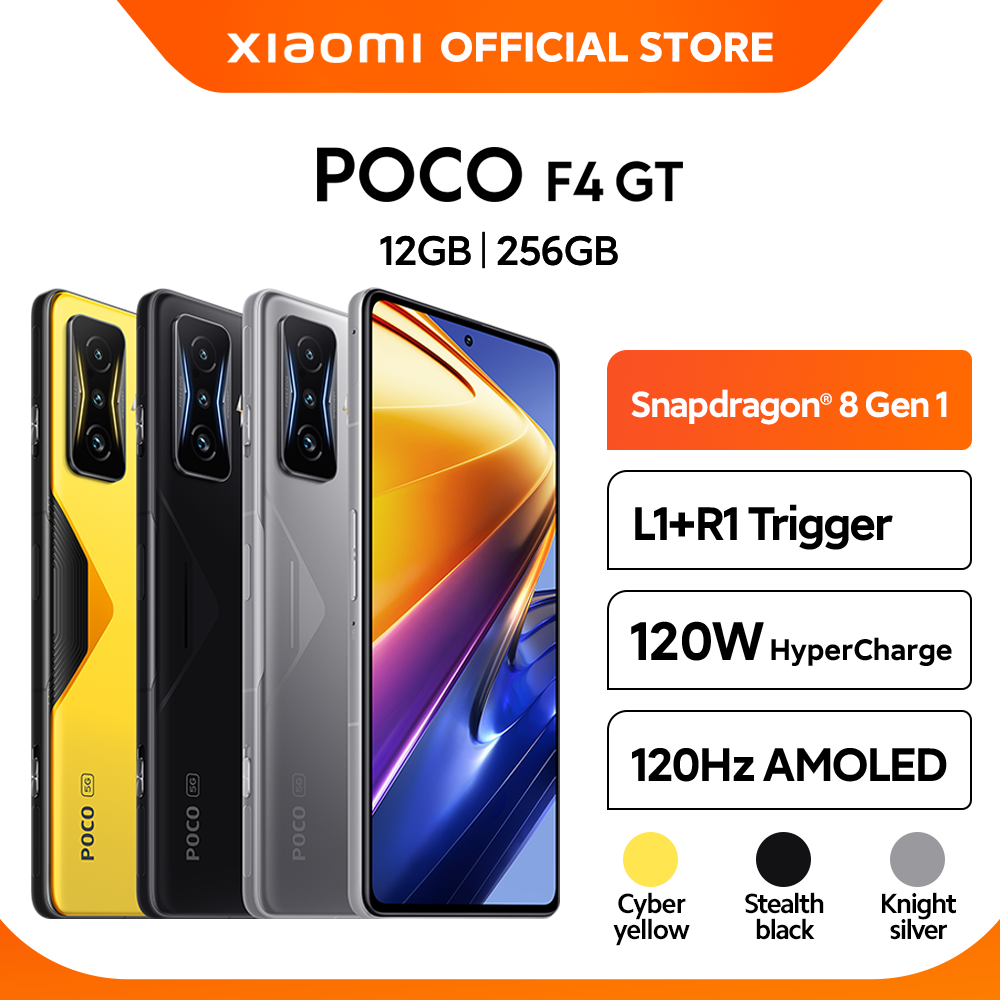 Promo Xiaomi Official POCO F4 GT (12/256GB) Snapdragon® 8 Gen 1 64MP ...