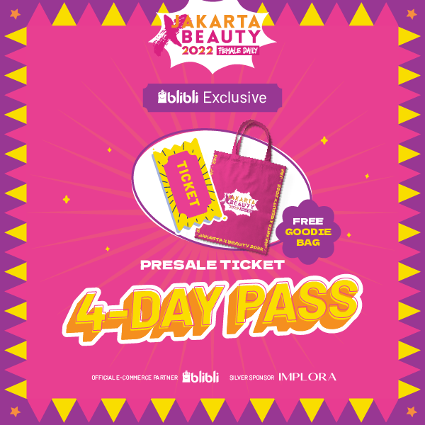 Jual EARLY BIRD 4 DAY PASS JAKARTA X BEAUTY 2022 ETICKET + GOODIE