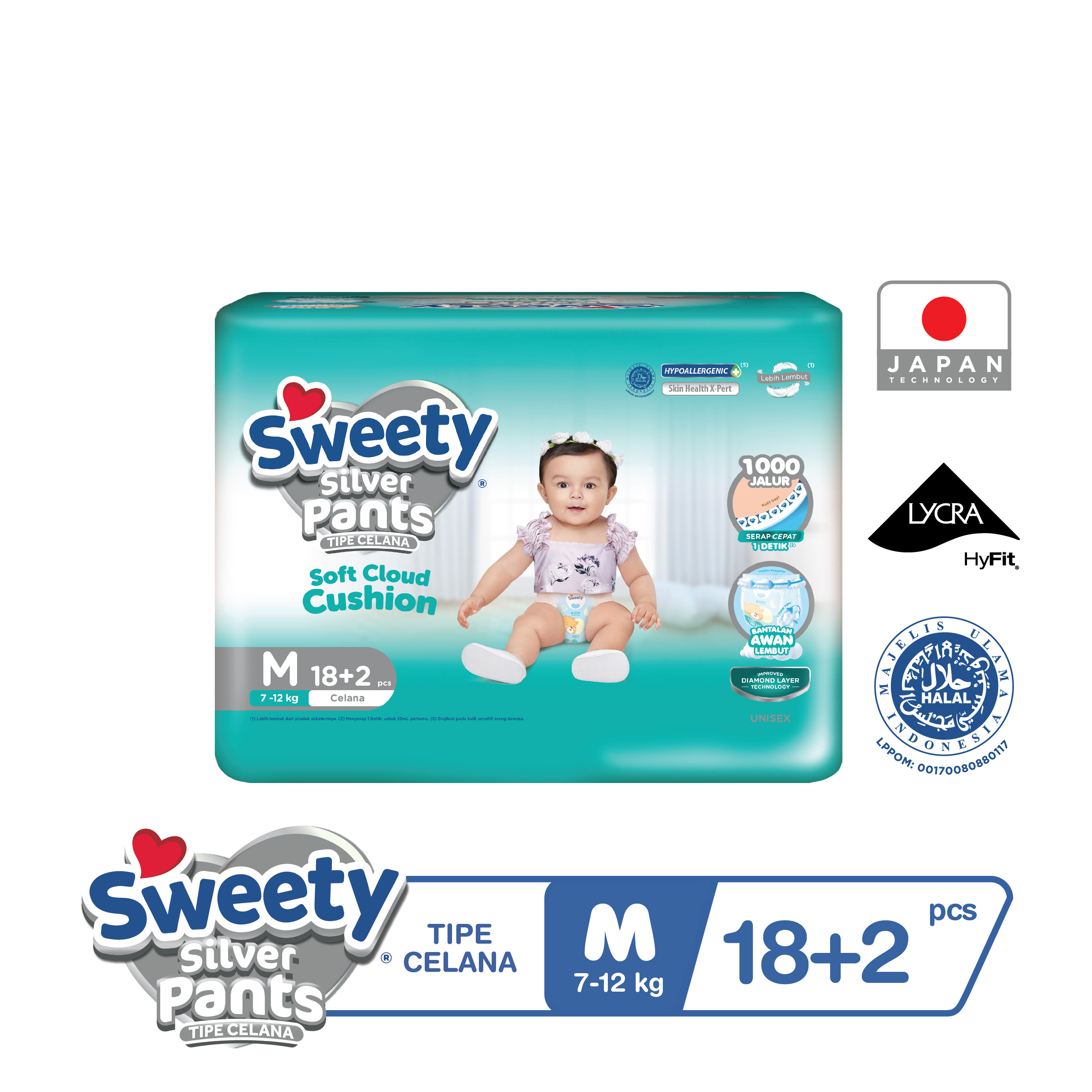 Sweety sales silver pants