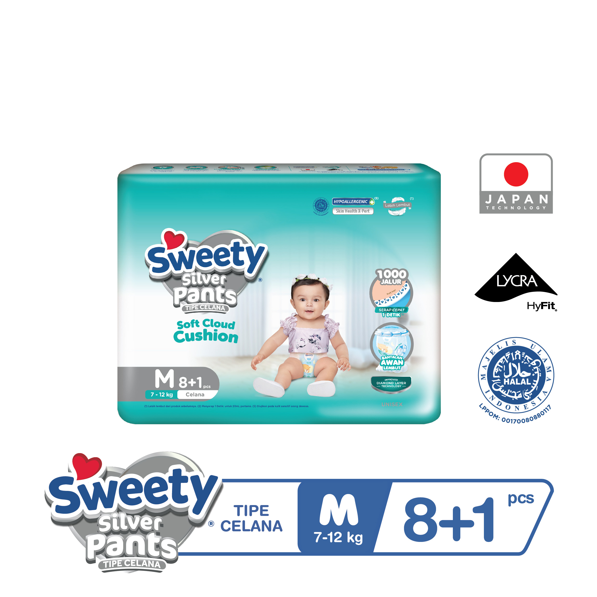 Sweety sales silver pants