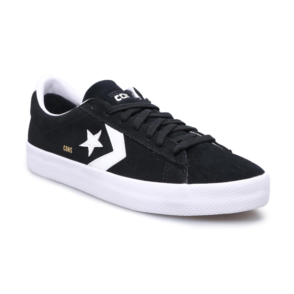 Jual Converse Cons Pro Leather Vulcanized Pro Black White White