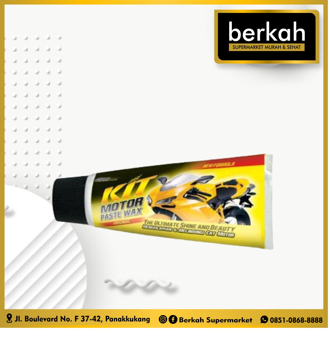 Jual KIT MOTOR PASTE WAX ORIGINAL 25 GRAM di Seller Berkah Supermarket