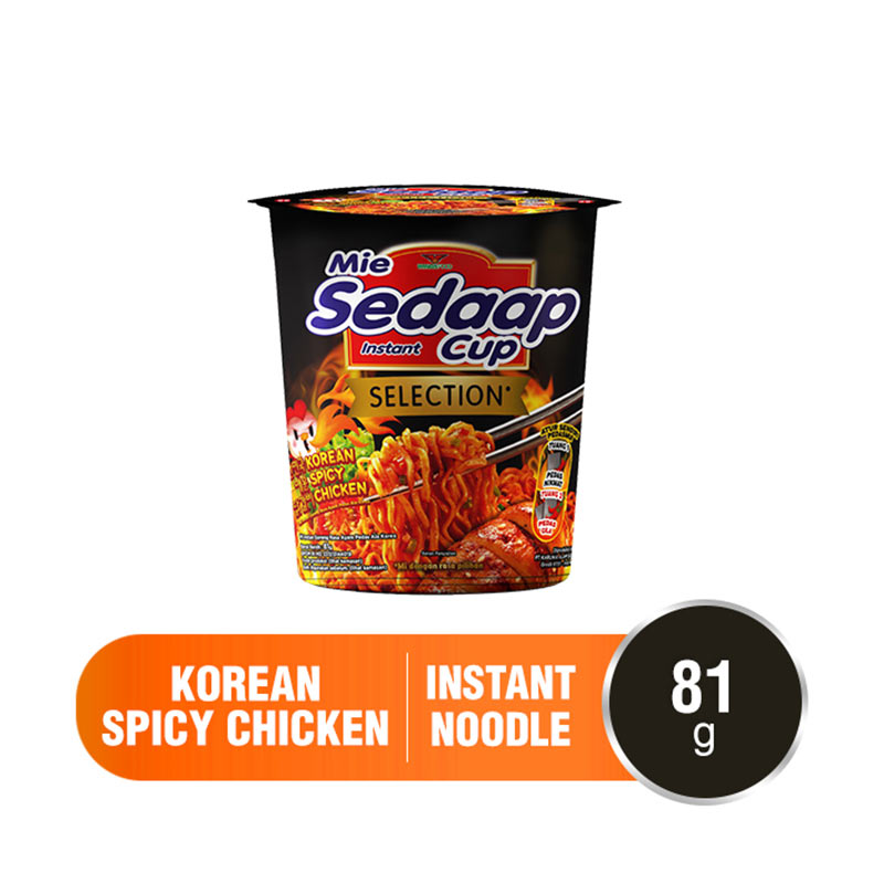 Jual Sedaap Cup Korean Spicy Chicken Mie Instant 81 G Terbaru Juni 2021 Blibli