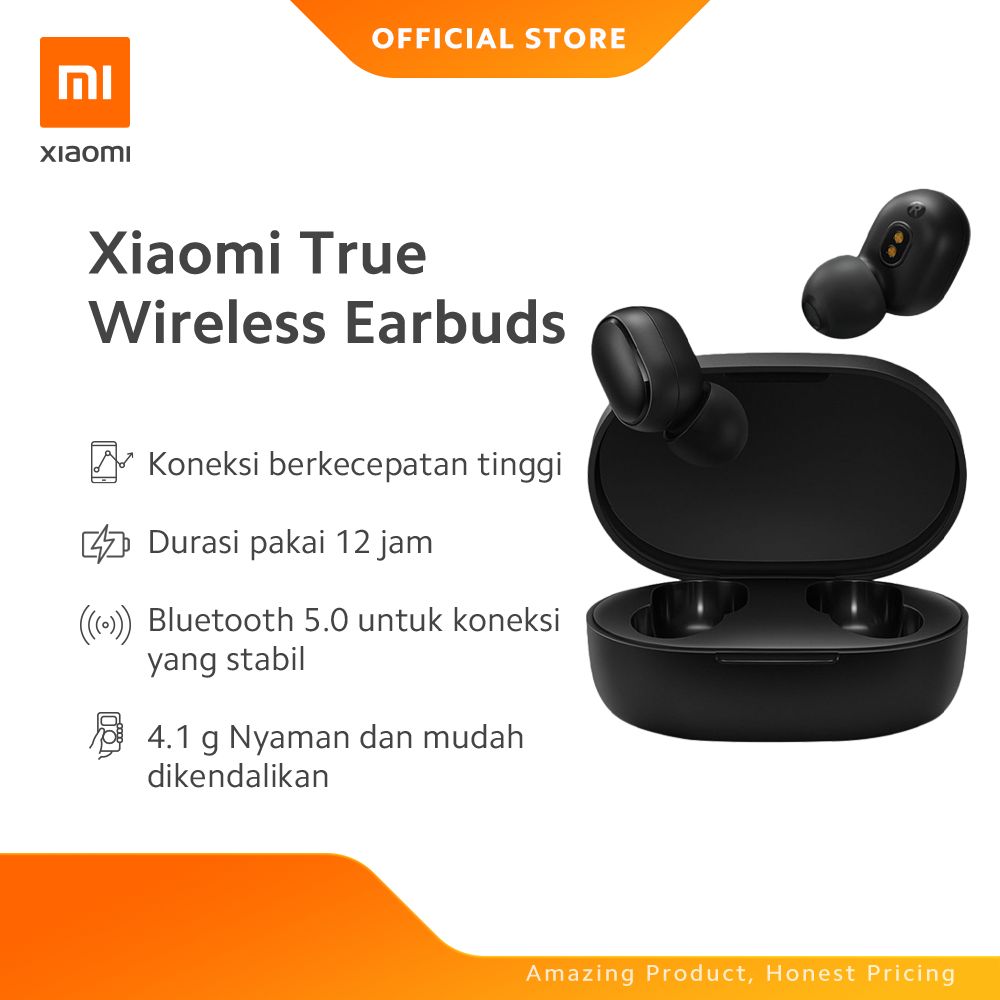 Jual Xiaomi Mi True Wireless Earbuds Basic - Garansi Resmi