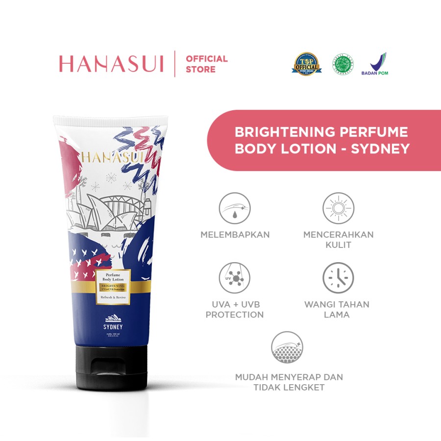 Jual Hanasui Perfume Body Lotion Sydney 180 mL di Seller Hanasui