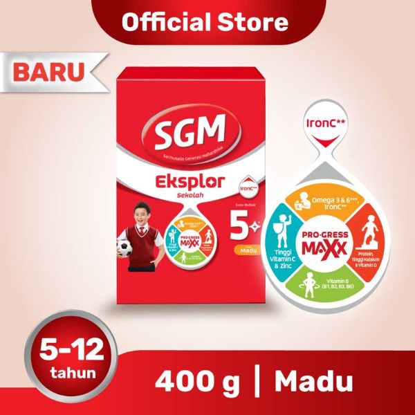 √ Sgm Eksplor 5 Madu Susu Formula 400 G Terbaru Juli ...