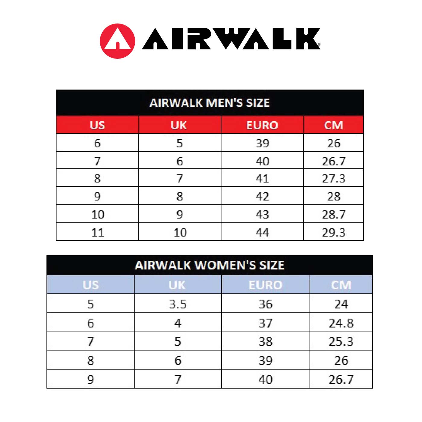 airwalk shoes