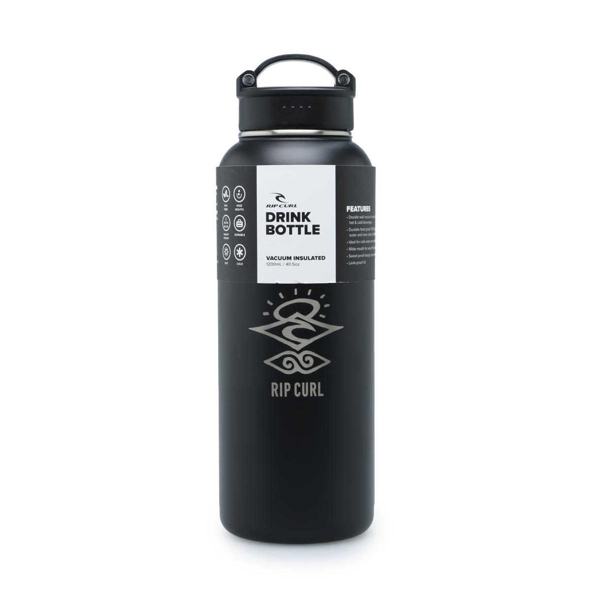 Jual Rip Curl Search Drink Bottle 1.2l 117mut 90 Black Di Seller Rip