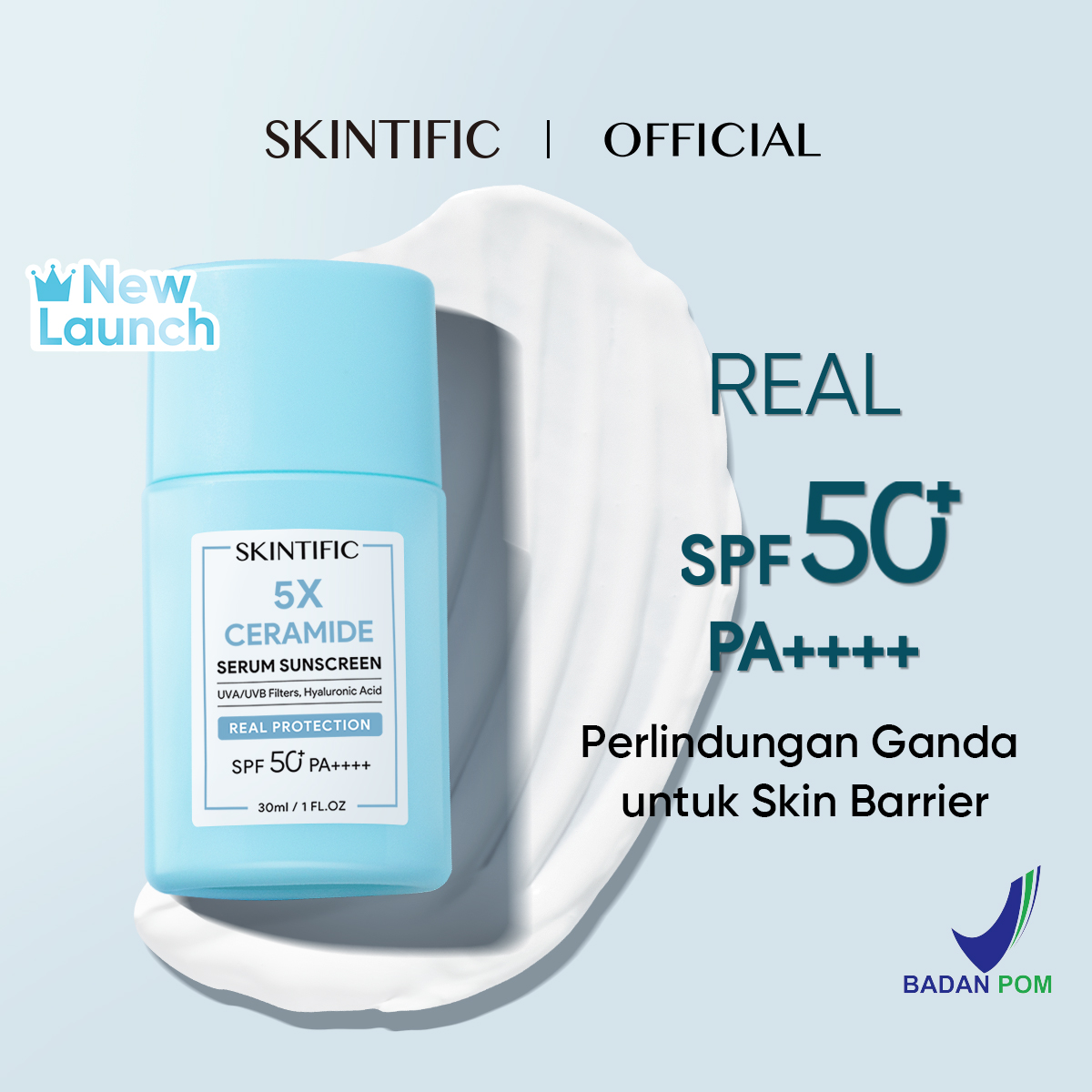 Promo Skintific 5X Ceramide Serum Sunscreen Diskon 48% di Seller