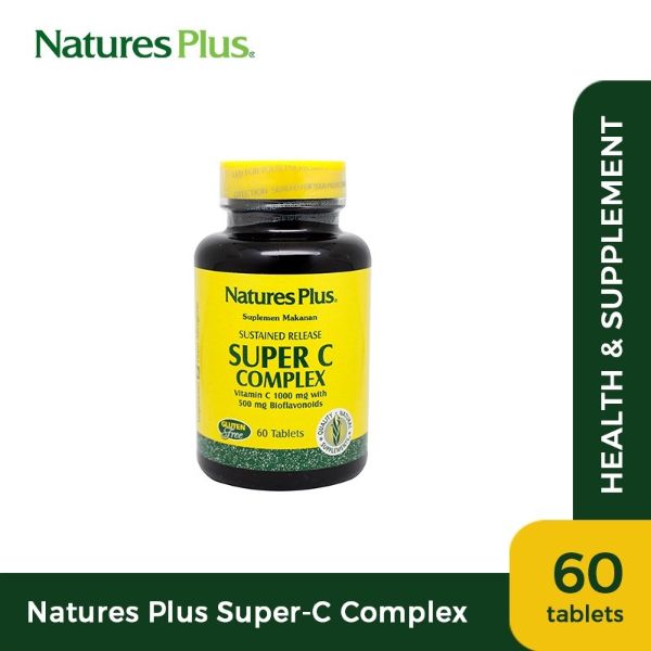 Jual Natures Plus Super C Complex Vitamin Anti Oksidan 60 tablets di