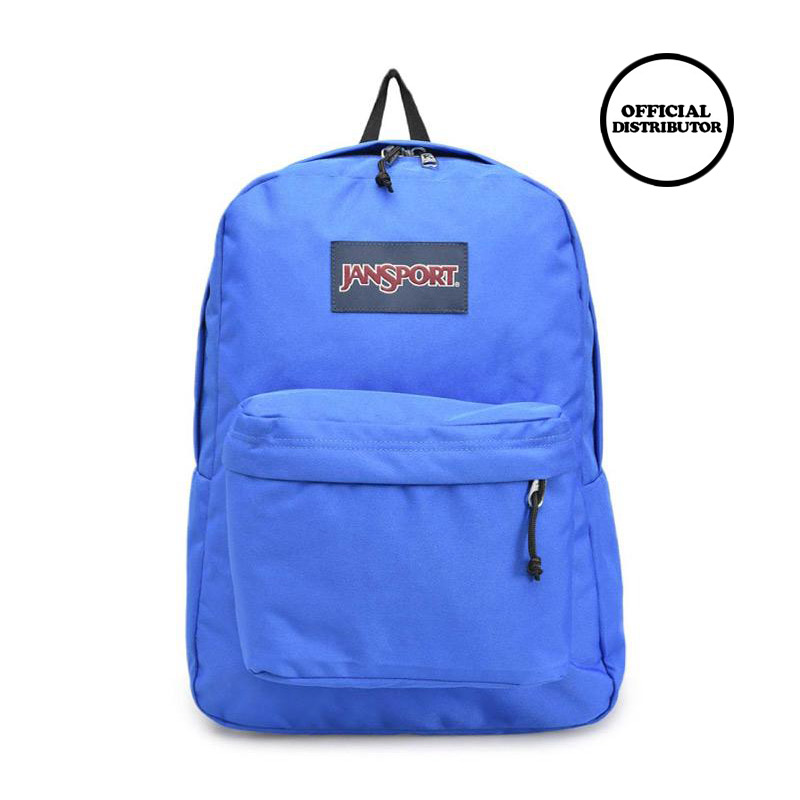 jansport superbreak backpack blue