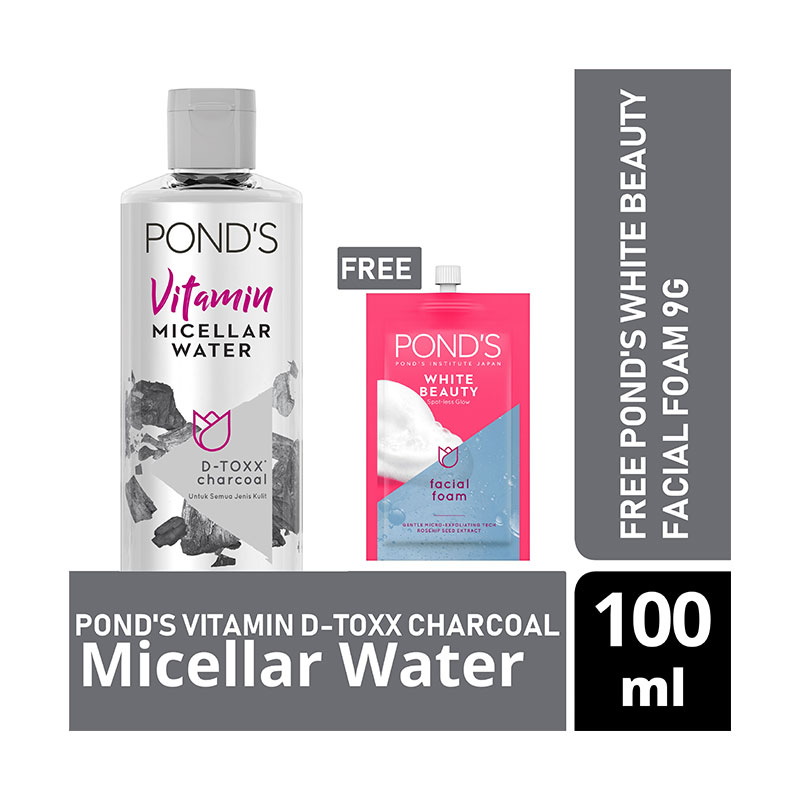 pond's vitamin micellar water charcoal