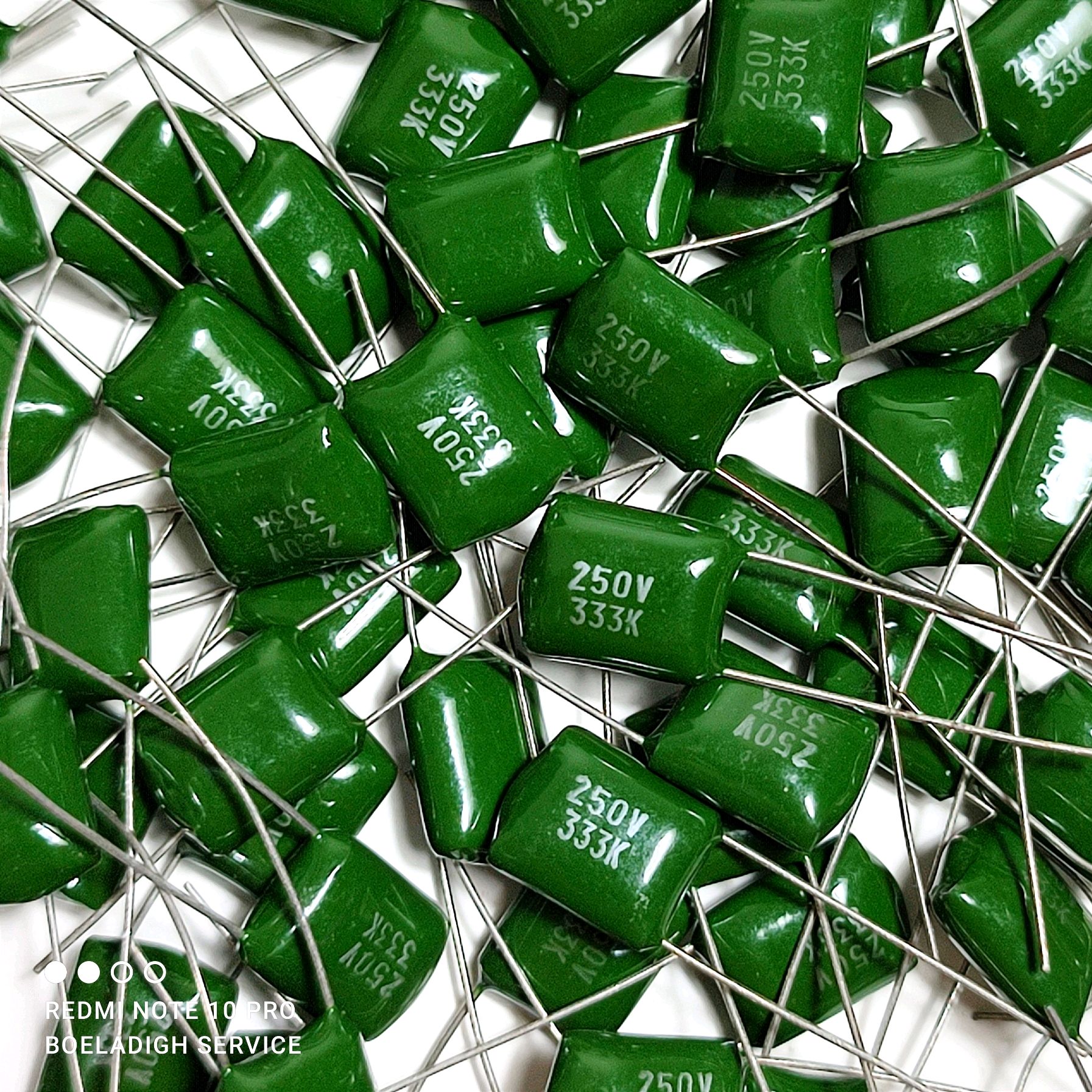 Jual 10 Pcs Capacitor 333 250V 33nF 33n 0.033uF .033uF u033 Milar Film ...