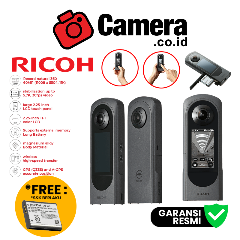 Jual CAMERA.CO.ID Ricoh Theta X di Seller Camera.co.id Official Store
