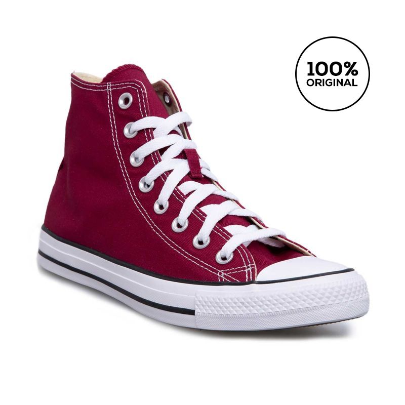 Converse merah maroon high 2025