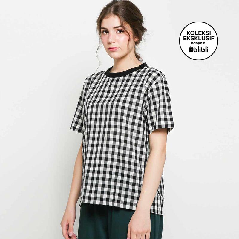 Gingham t hot sale shirt