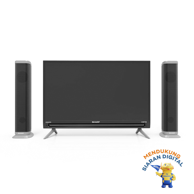 Speaker tv hot sale led sharp