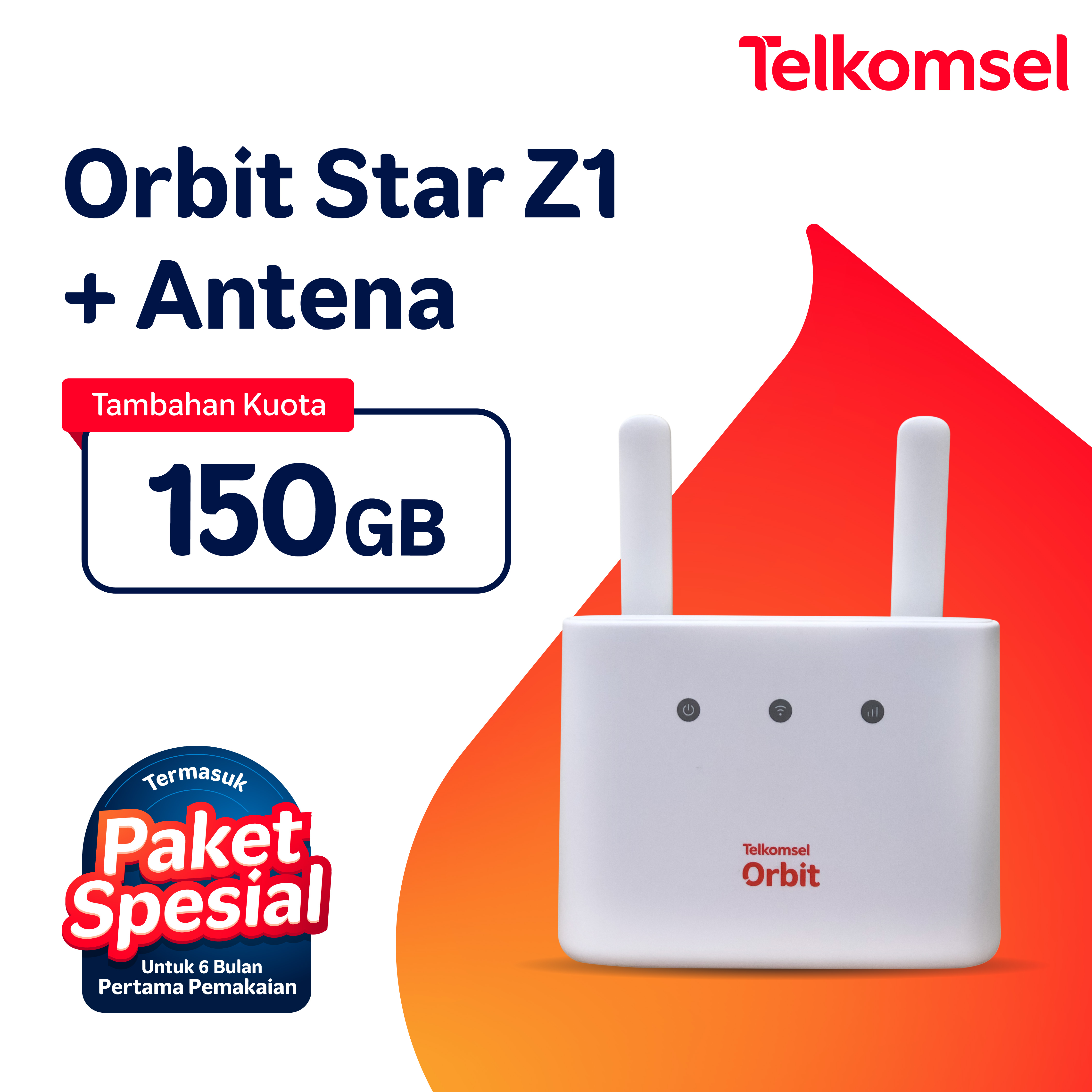 Promo Telkomsel Orbit Star Z1 Modem Wifi 4g Highspeed Bonusdata With
