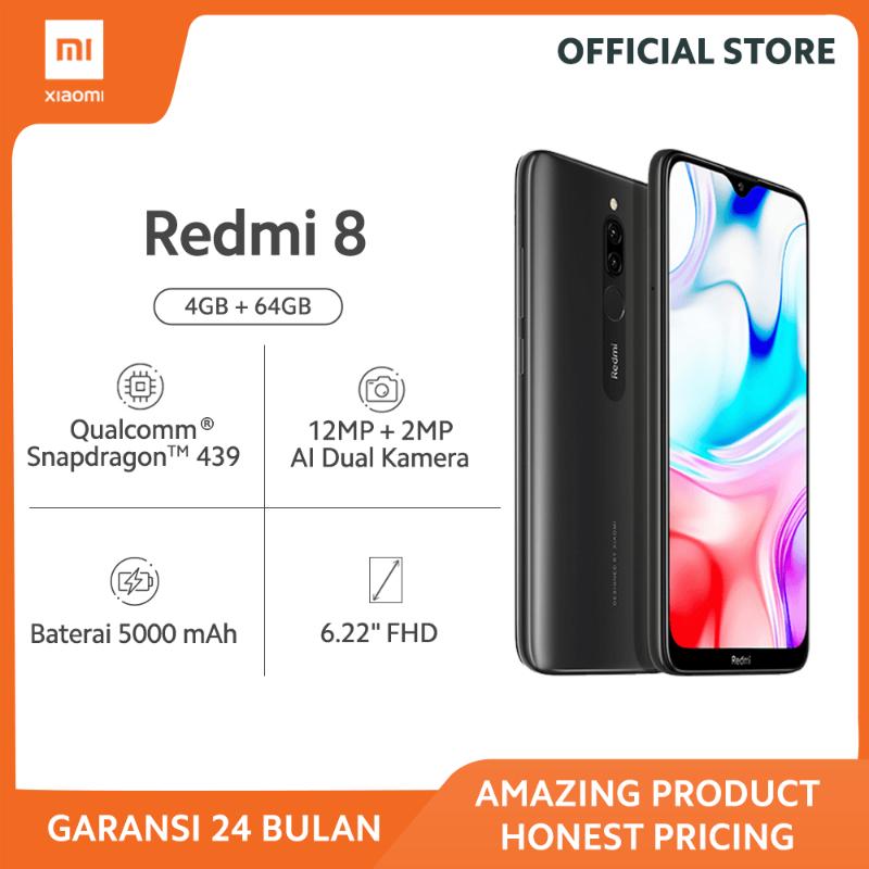 Jual Redmi 8 (4GB+64GB) 12MP+2MP AI Dual Kamera Snapdragon 439