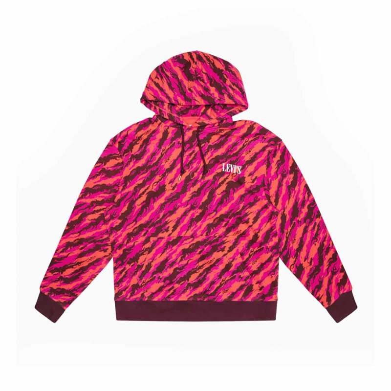 Levi's red hot sale camo hoodie