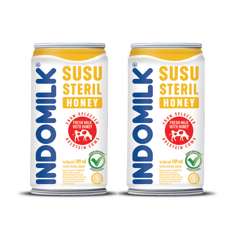 Promo Indomilk Susu Steril Honey 189 mL [2 Pcs] Diskon 34% di Seller