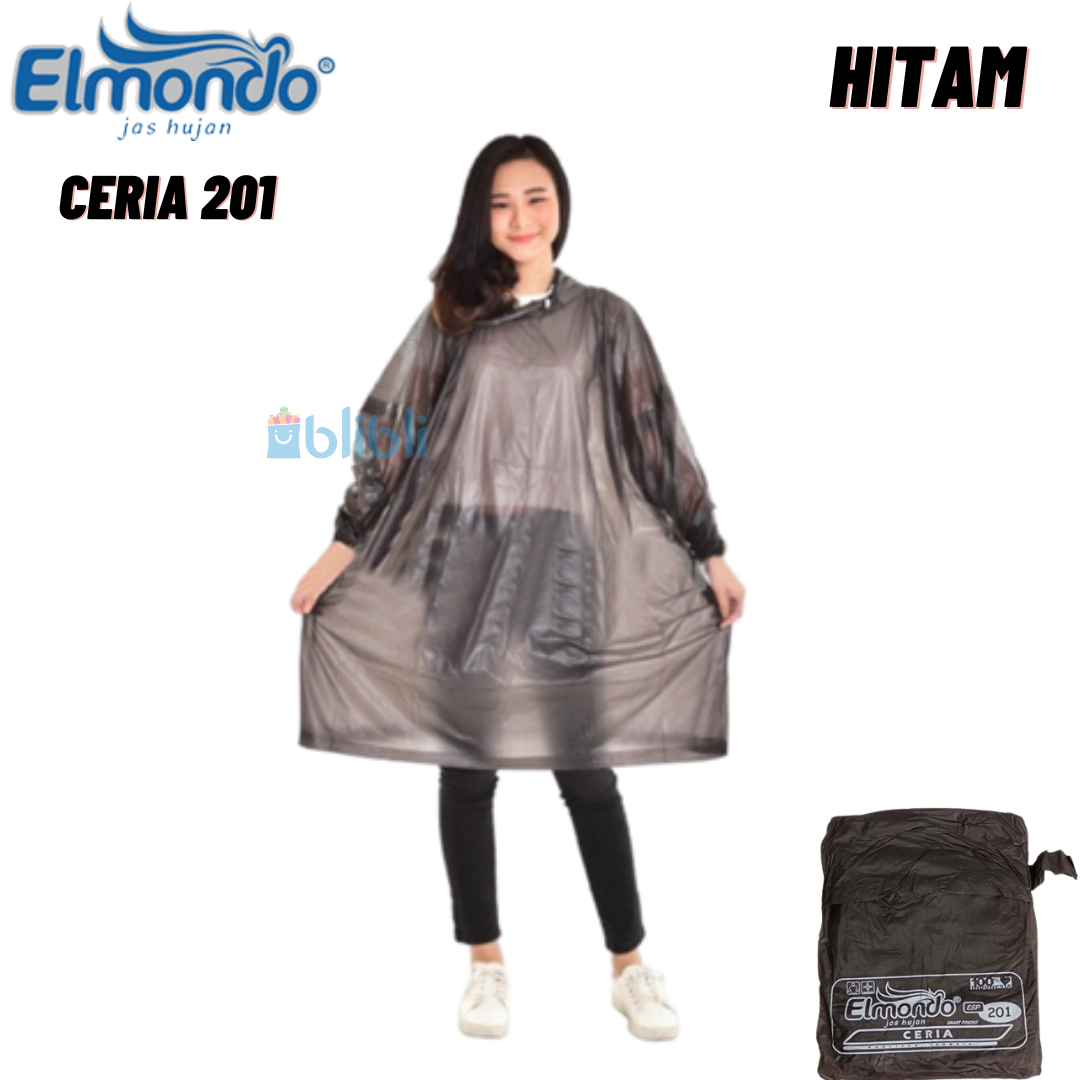 Jual Elmondo Jas Hujan Ponco Ceria 201 Jas Hujan Poncho Terusan Lengan