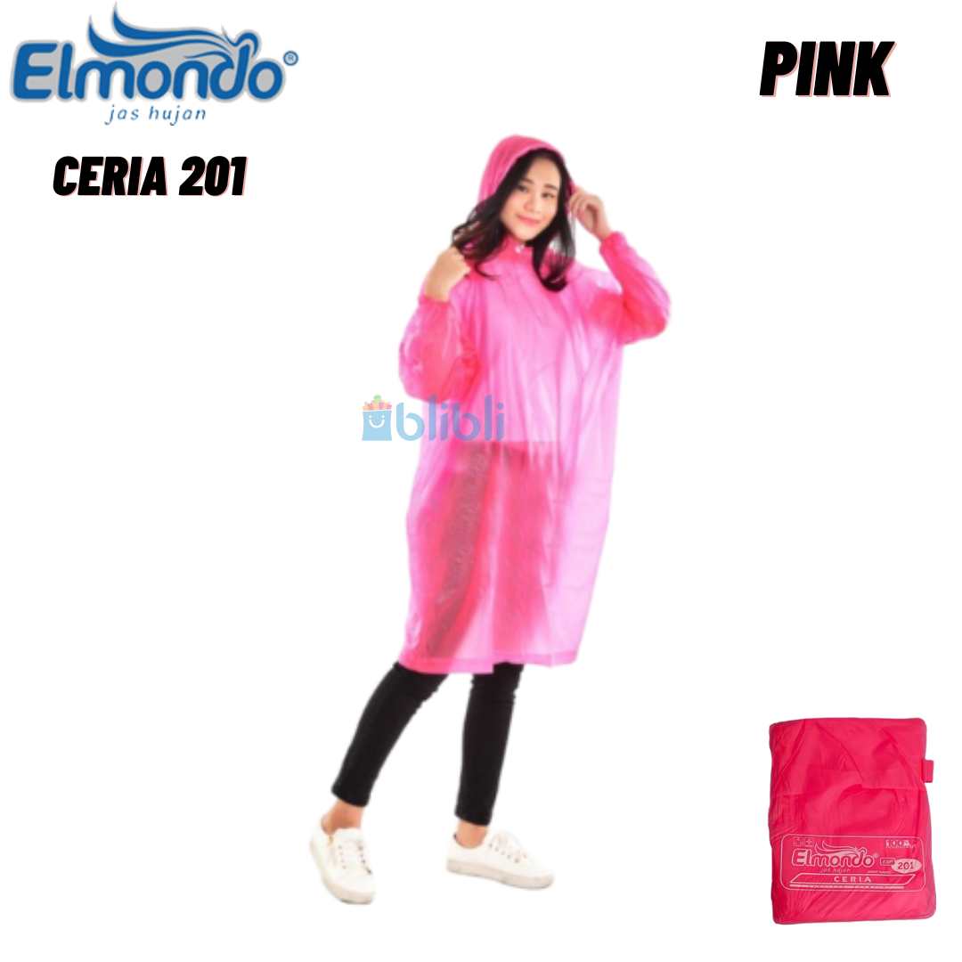 Promo Elmondo Jas Hujan Ponco Ceria 201 Jas Hujan Poncho Terusan Lengan