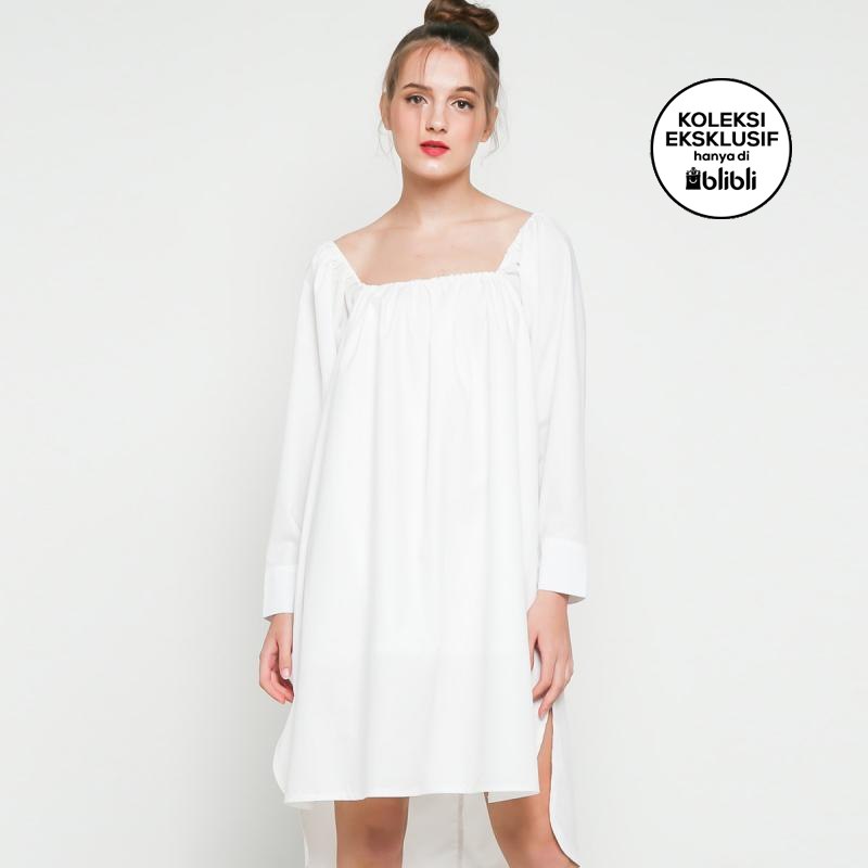 ATS The Label Velda Bli03 Dress Wanita - Bone