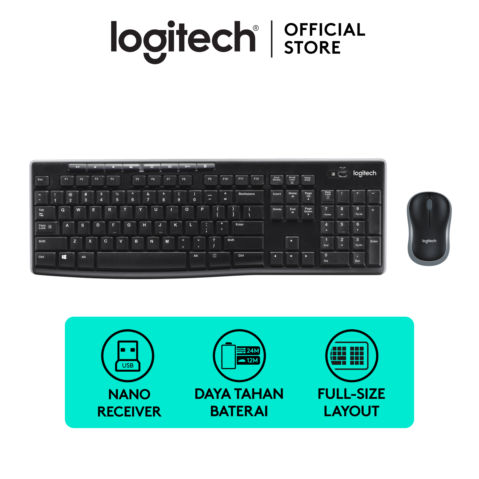 Logitech mk27 sales