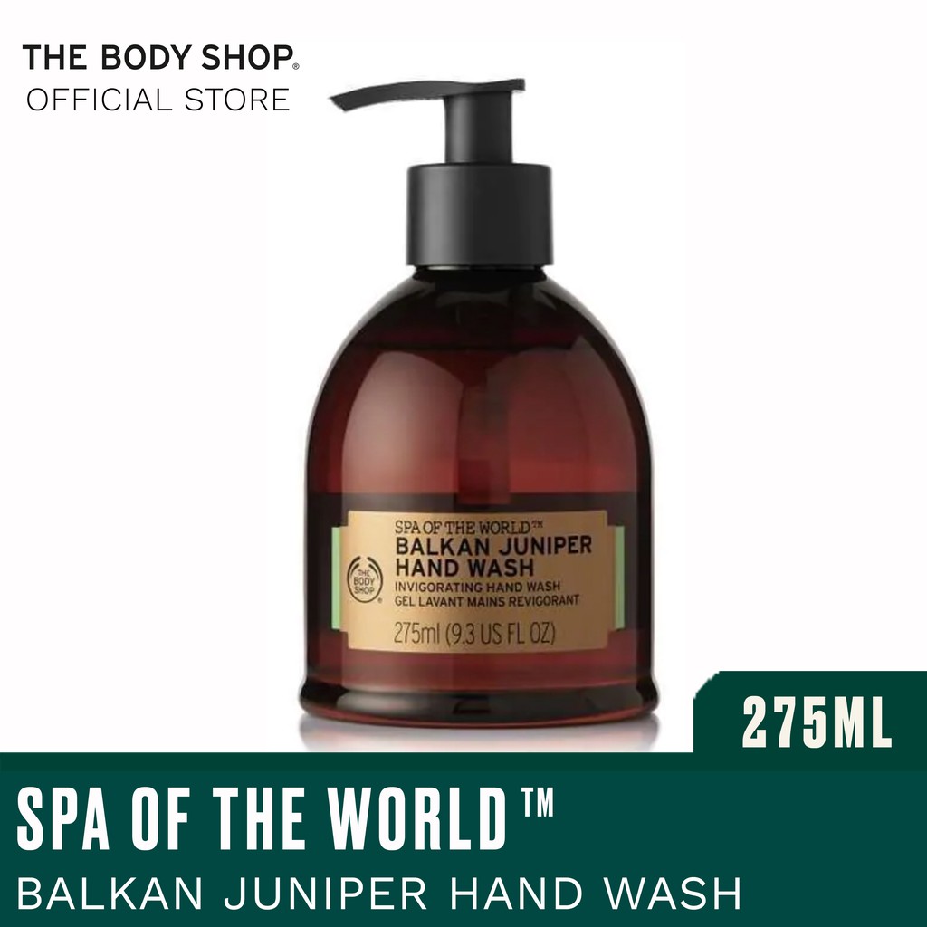 balkan juniper hand wash body shop