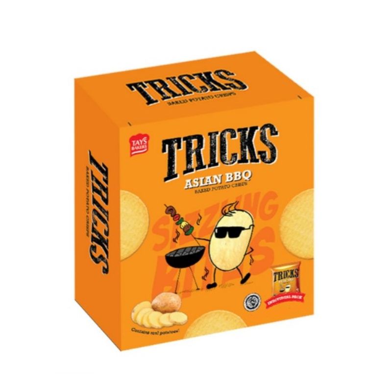 Jual Tricks Baked Crisps Rasa Asian BBQ [10 x 15 g] di Seller Mikro ...
