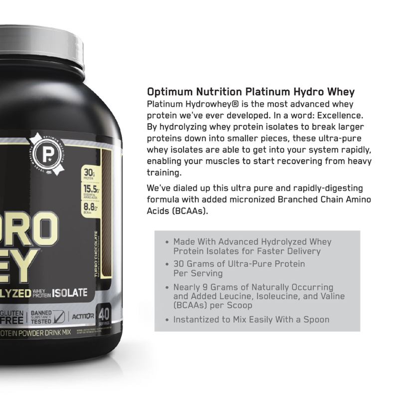 Promo Optimum Nutrition Hydrowhey - Chocolate (3.5 Lb) Free ...