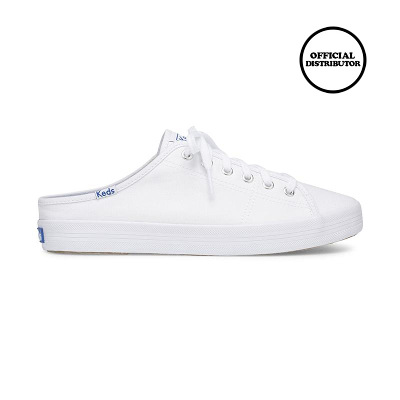 Keds white canvas mules best sale