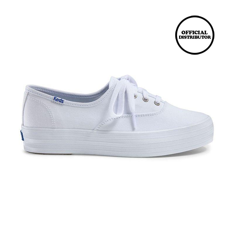 Keds triple canvas branco sales