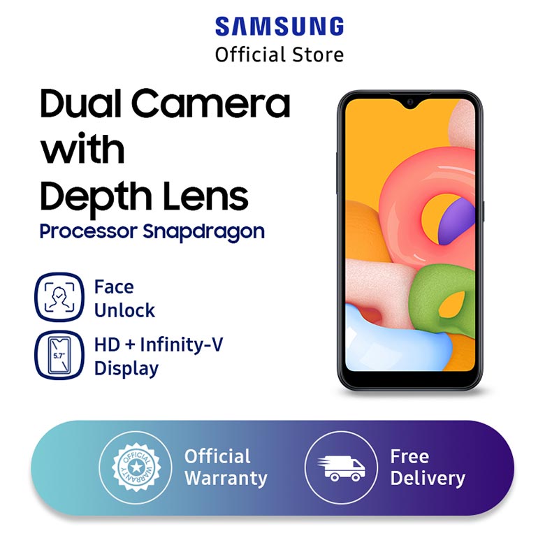 Jual Samsung Galaxy A01 Smartphone [16 GB/ 2 GB] Online