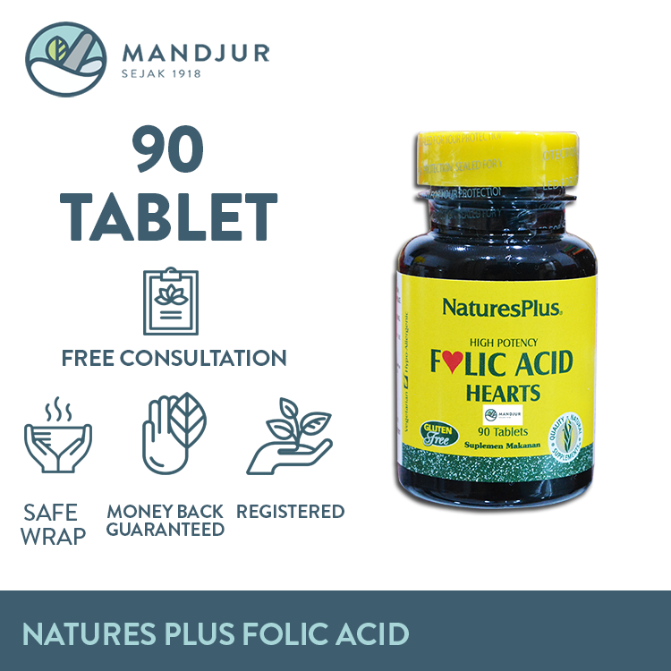 natures plus folic acid 90 tablet