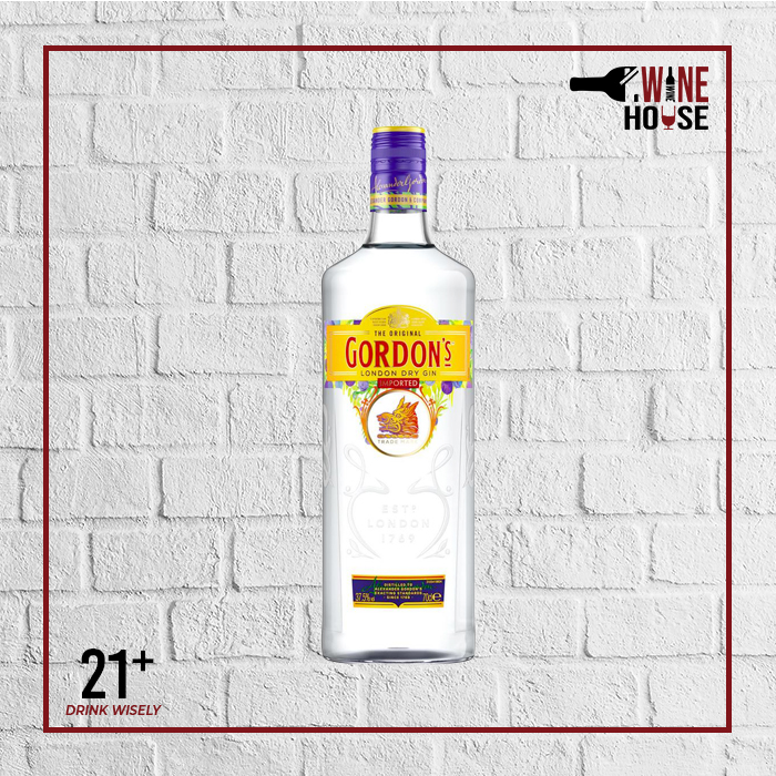Promo Gordon's Yellow Label London Dry Gin Spirits [750 mL] Diskon 43
