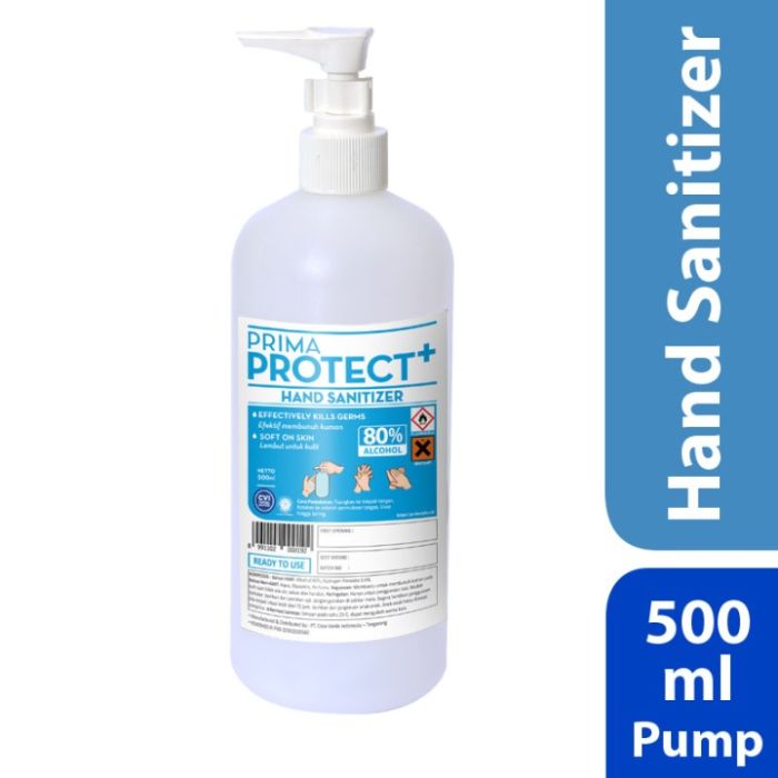 Jual Prima Protect Hand Sanitizer [500 mL] Online Oktober