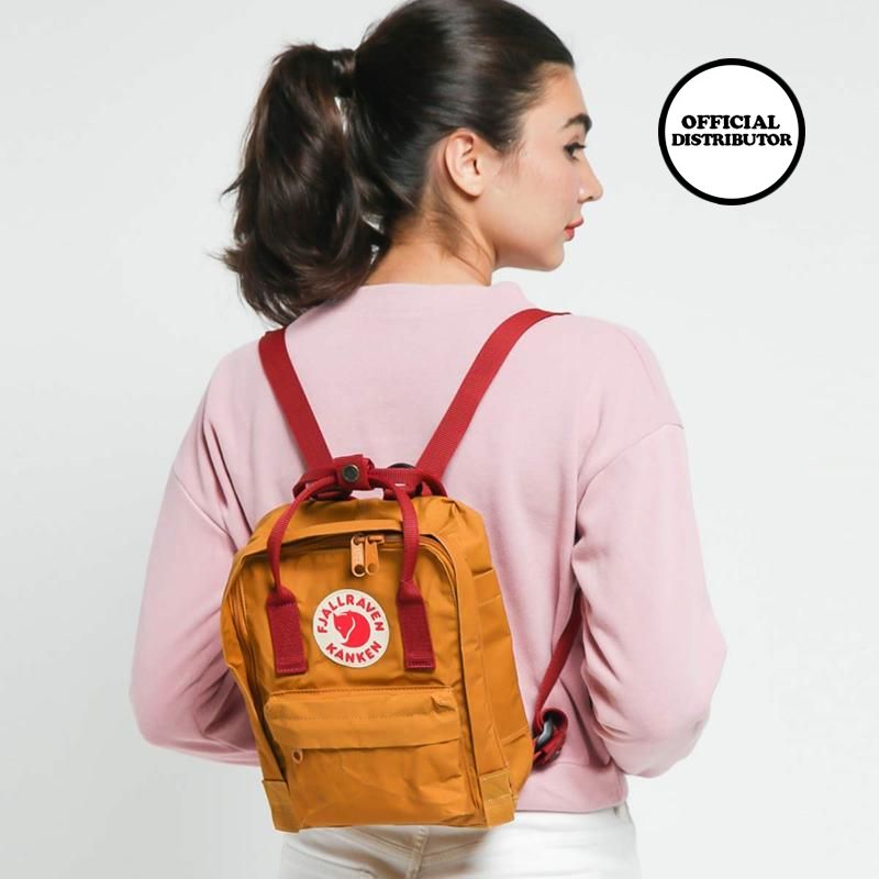 Jual Fjallraven Kanken Mini Tas Ransel Acorn Ox Red di Seller