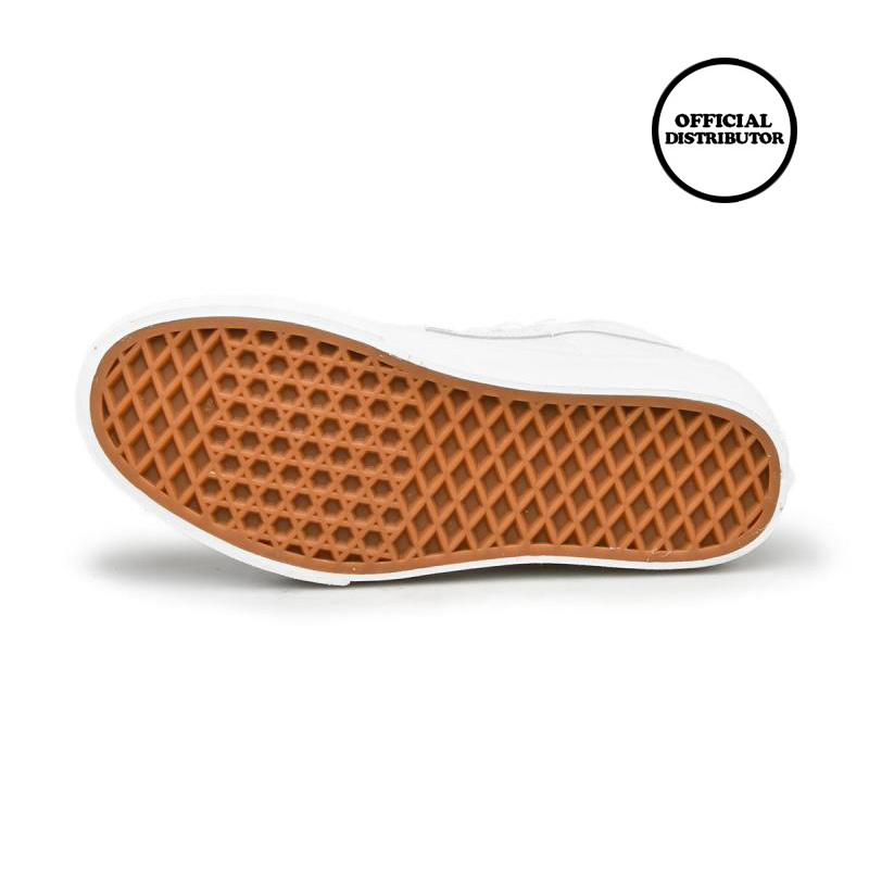 vans high platform white