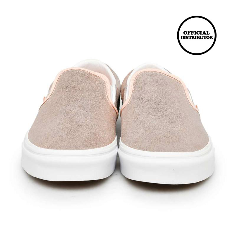 vans rose slip ons