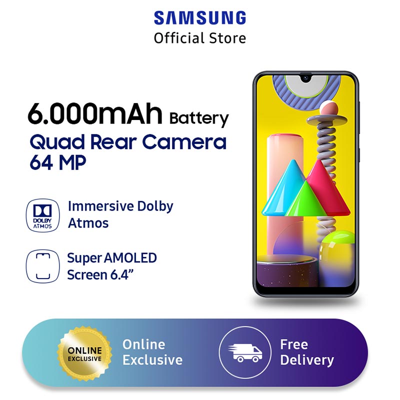 Jual Samsung Galaxy M31 Smartphone [6 GB/ 128 G   B] Online