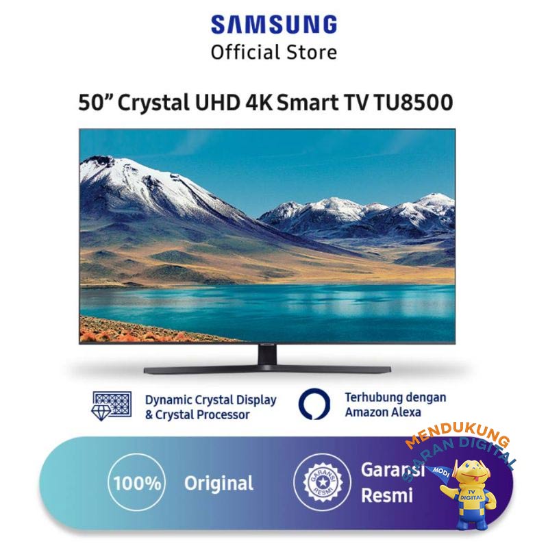 Samsung Ua50tu8500kxxd Crystal Uhd 4k Smart Tv 50 Inch Terbaru Agustus 2021 Harga Murah Kualitas Terjamin Blibli