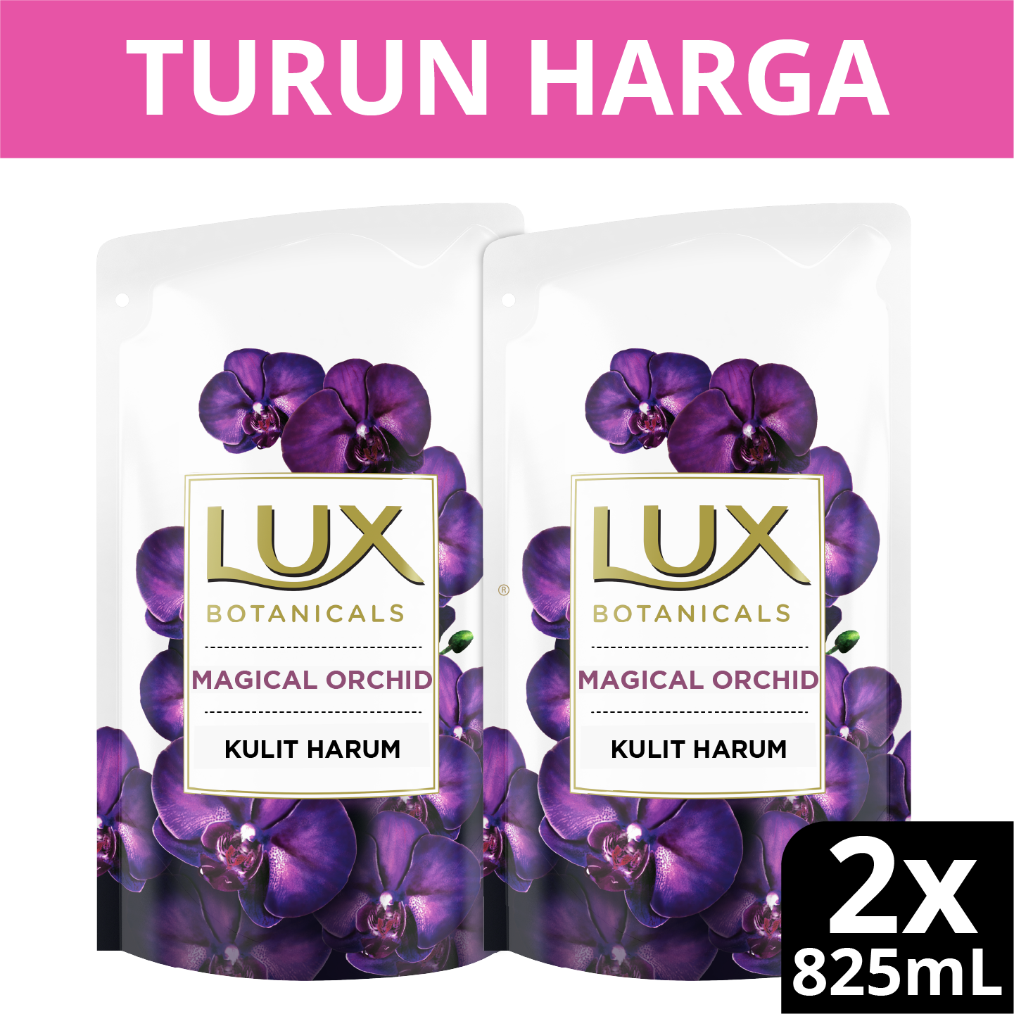 Promo Lux Botanicals Magical Orchid with Vitamin C Essence Sabun Mandi