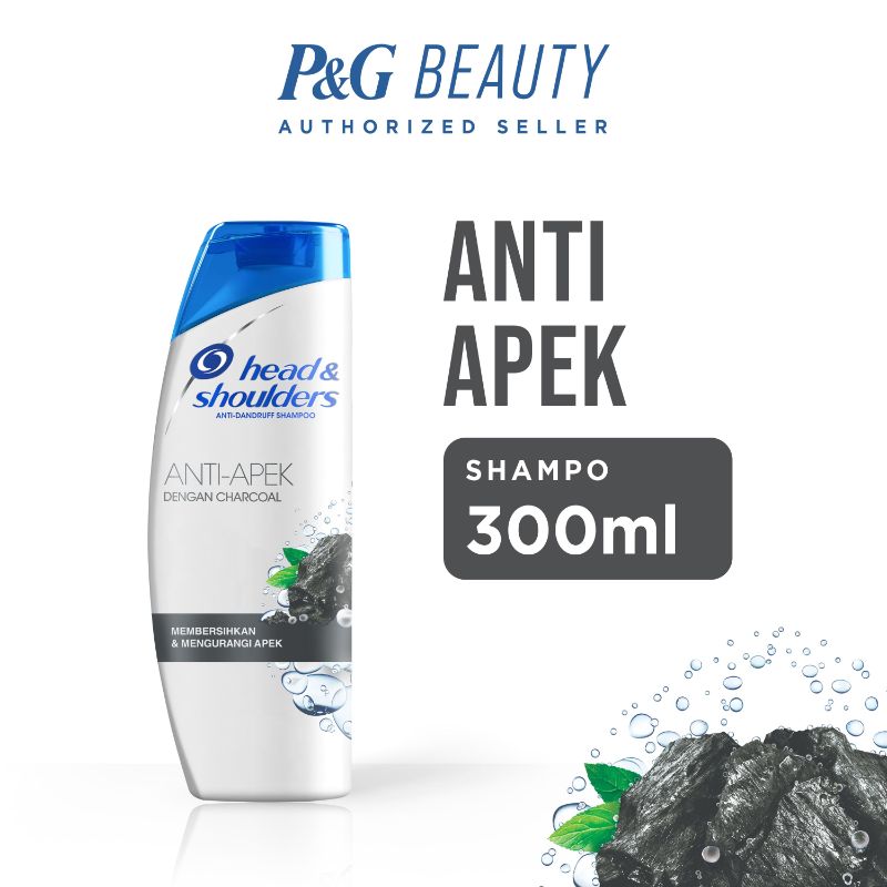 √ Head & Shoulders Anti Apek Charcoal Shampoo [300 Ml