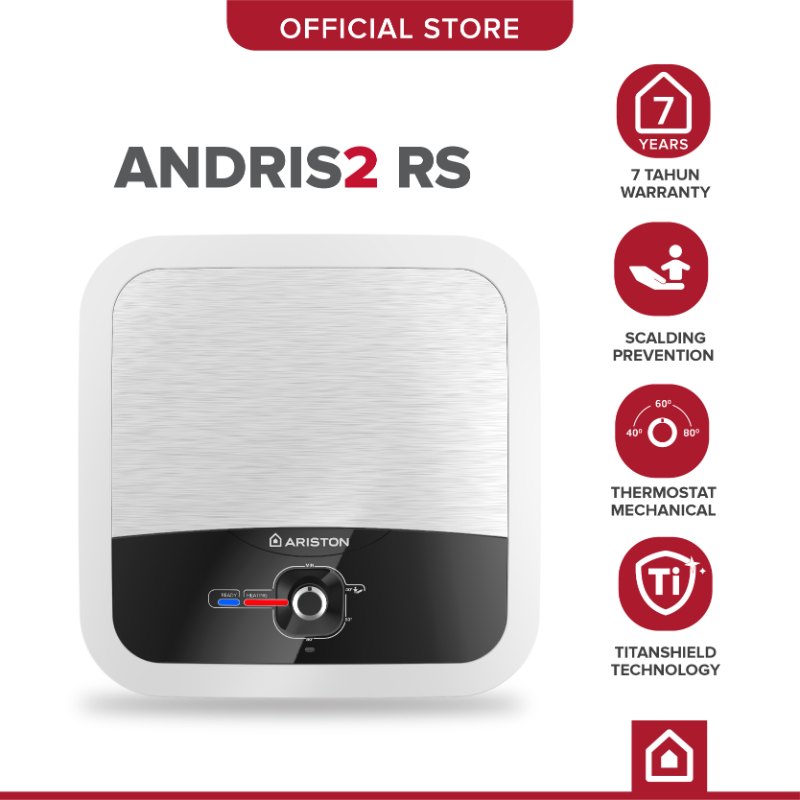 Jual Ariston An2 RS 15 Water Heater Andris Pemanas Air [15L/ 350 Watt