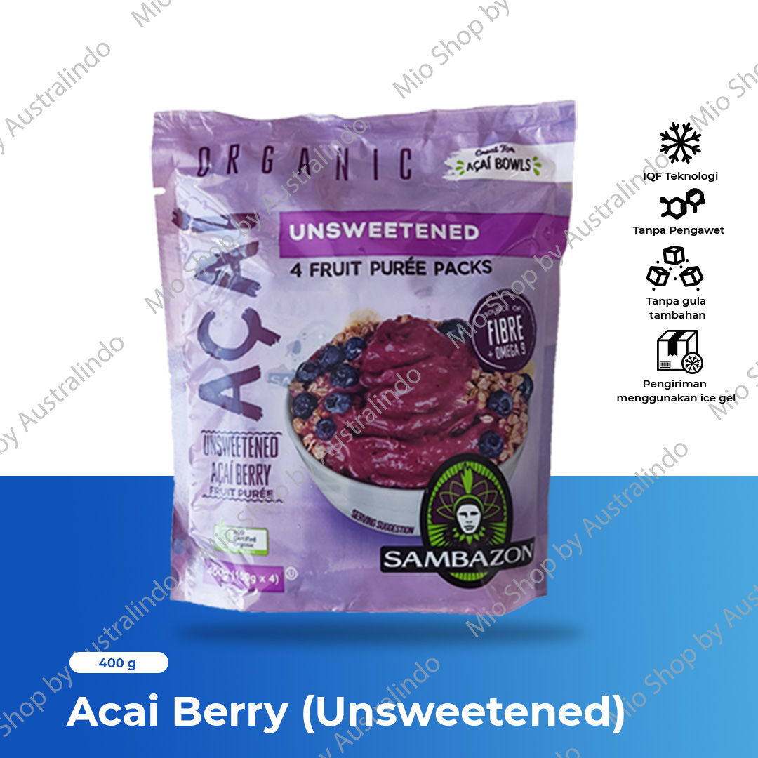 Jual Sambazon Organic Unsweetened Frozen Acai di Seller Mio Shop by