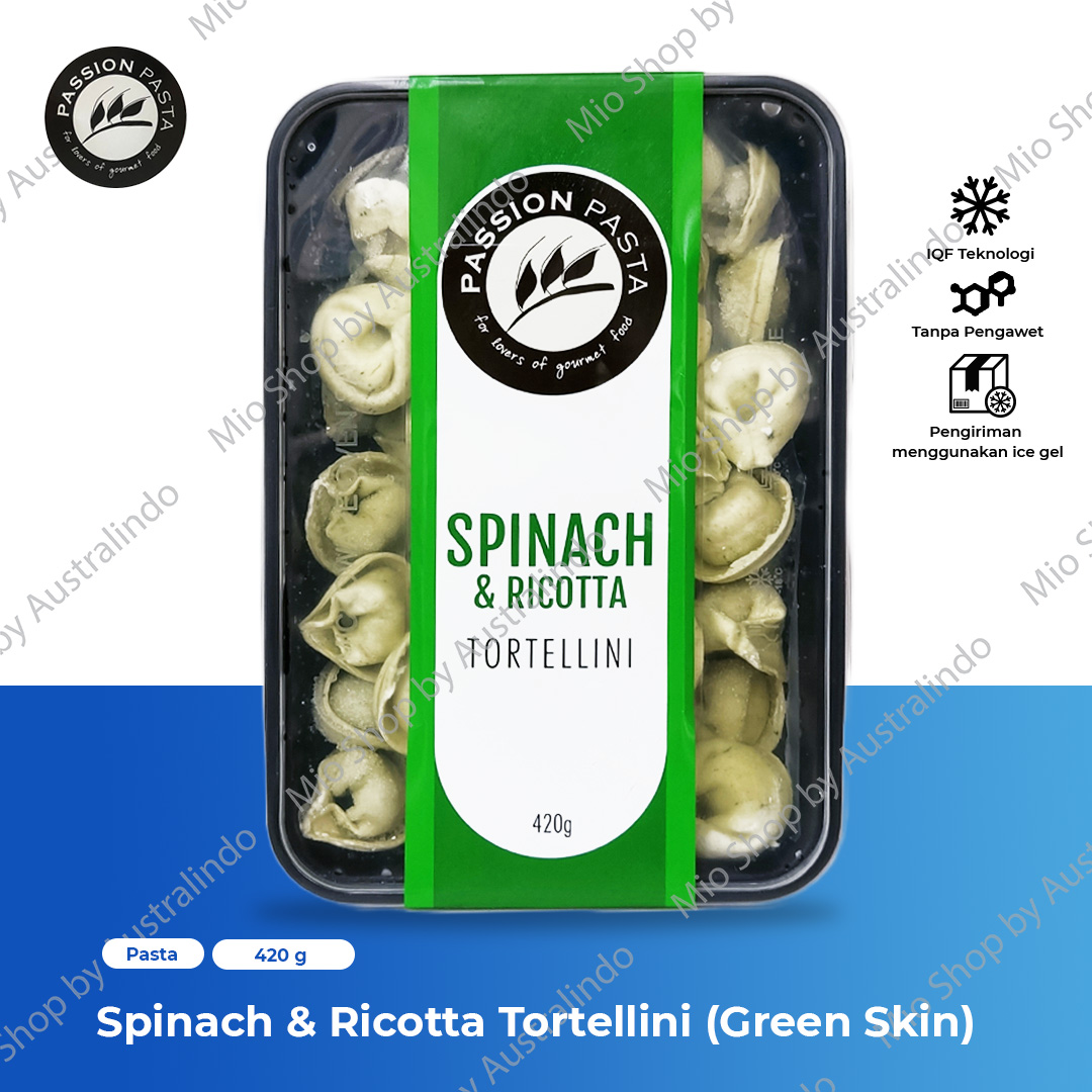 Jual Frozen Passion Pasta Spinach & Ricotta Tortellini Beku 420g