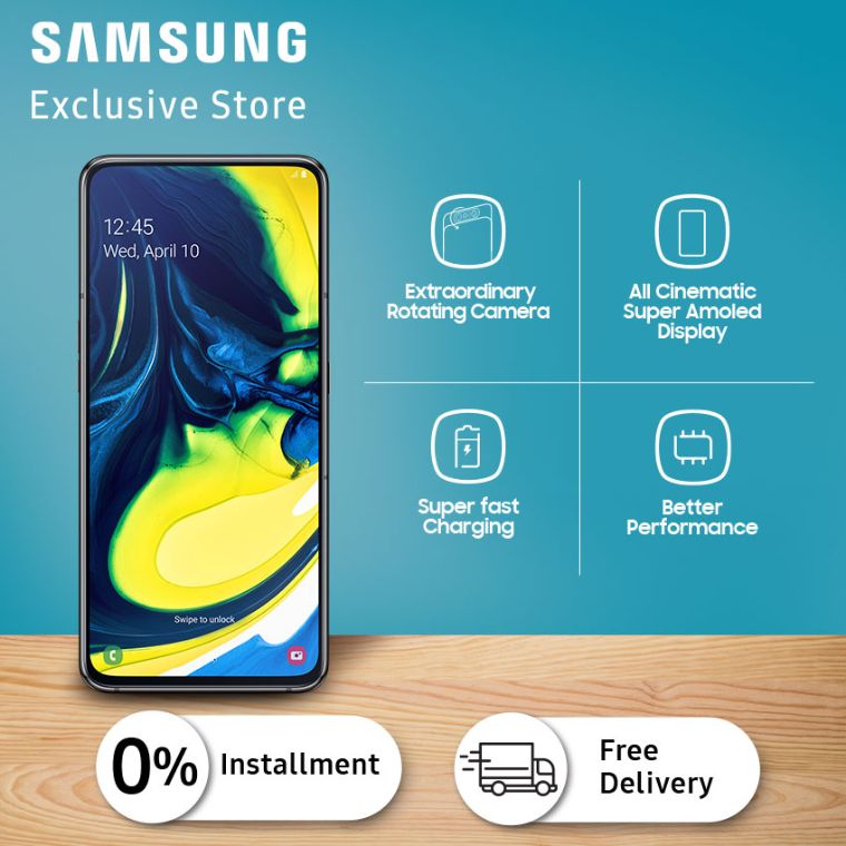 âˆš Samsung Galaxy A80 Smartphone Terbaru Agustus 2021 harga