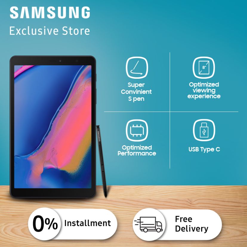 Jual Samsung Galaxy Tab A8 with S Pen (2019) - BLACK di Seller SAMSUNG
